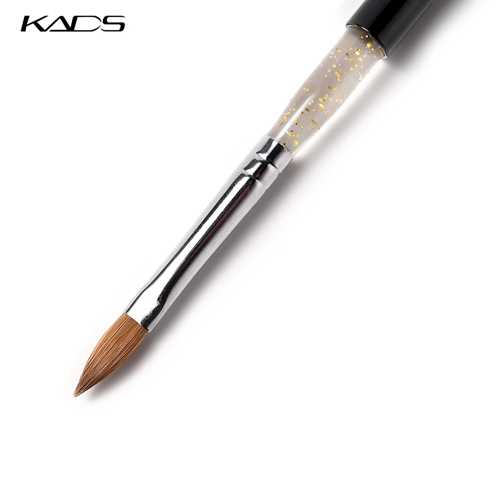 Kads 6 # черный колонок соболь кисть профессиональный акриловая щетка для ногтей