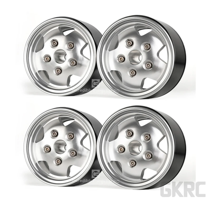 2 дюймовый металлический обод ступицы колеса Beadlock для 1/10 Rc Гусеничный автомобиль