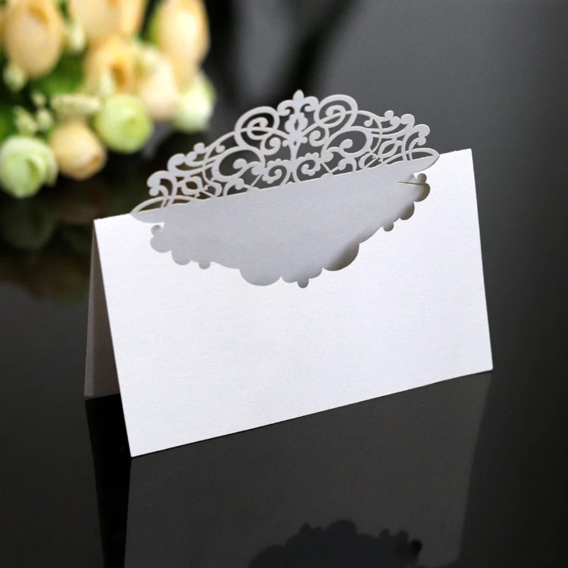 25 шт./партия свадебные украшения винтажные открытки лазерная резка день рождения