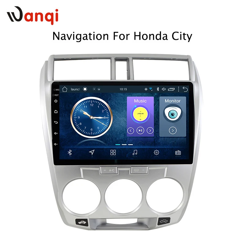 10 1 дюймов Android 8 2 + 32G Автомобильный GPS навигатор для Honda City 2008 2014 стерео аудио Радио