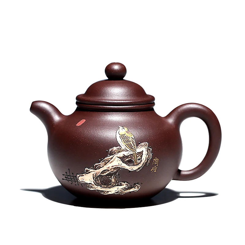 

GuYue зал Исин рекомендуется ручной работы чайник чайный набор кунг-фу Длина рычага грязь на руках картина магнат Duo только в том случае,
