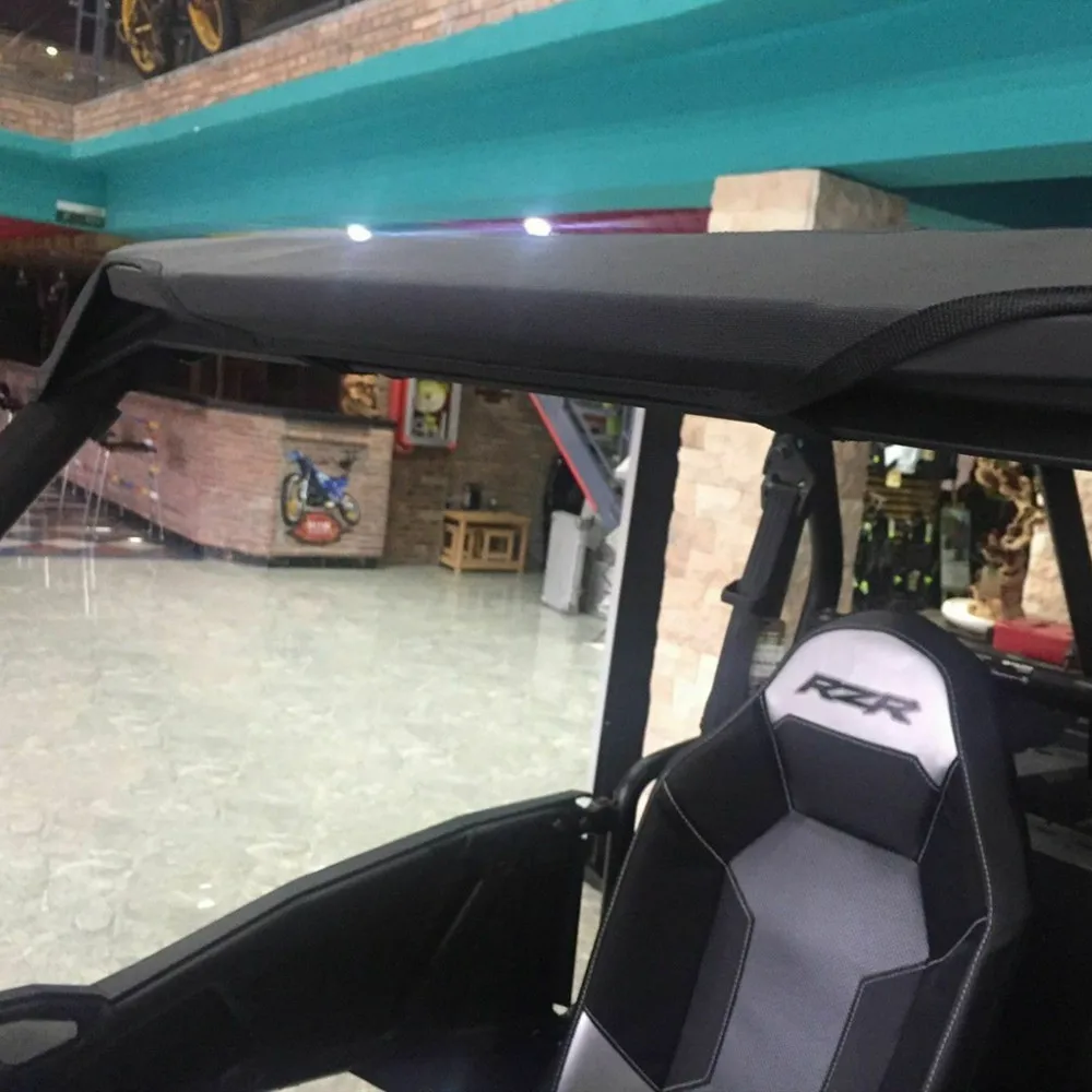 KEMIMOTO черный мягкий на крыше w/Защита от солнца крыши 2 двери UTV для Polaris RZR 900 XP 1000
