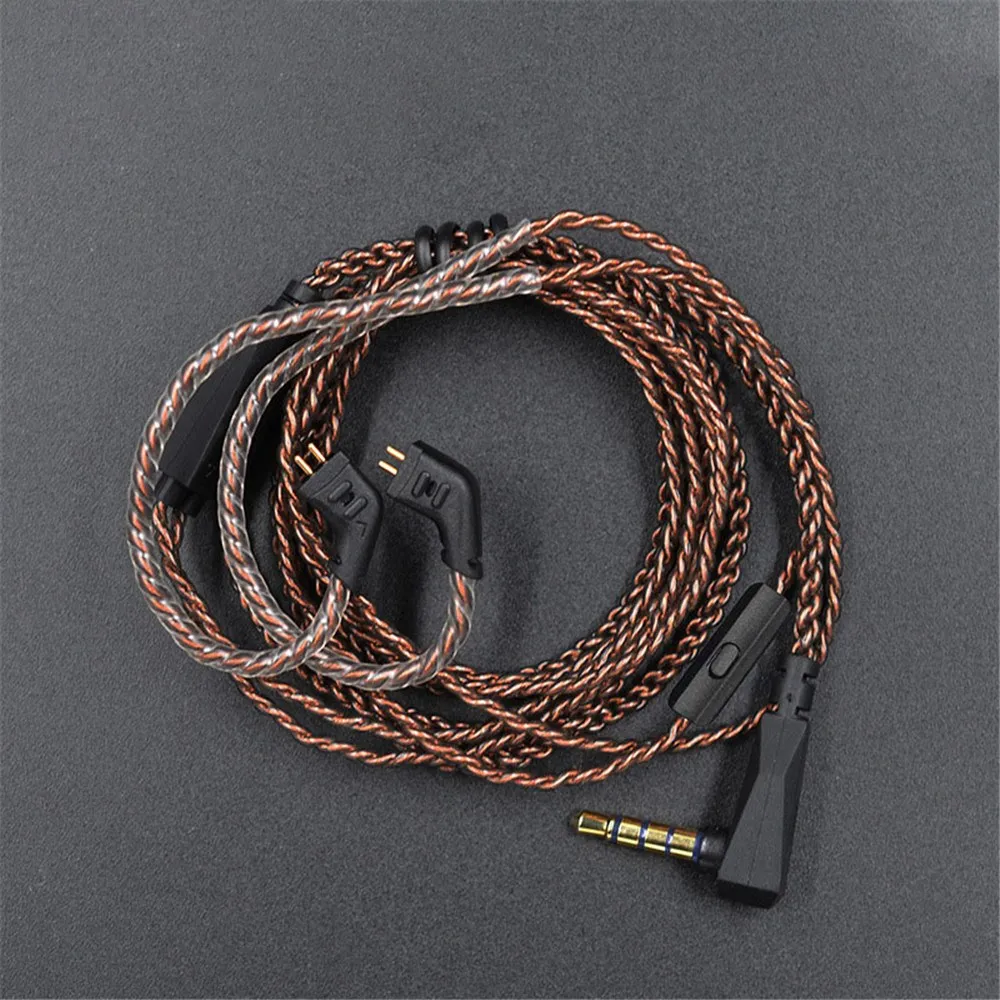 Сменный Модернизированный аудиокабель 0 75 мм до 3 5 для наушников KZ ZS3 ZS4 ZS5 ZS6 ZST ZSR ZS10