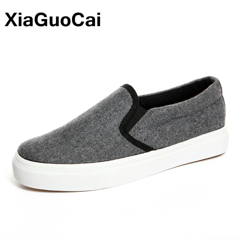 Женские лоферы Сезон весна-осень Классическая парусиновая обувь для женщин