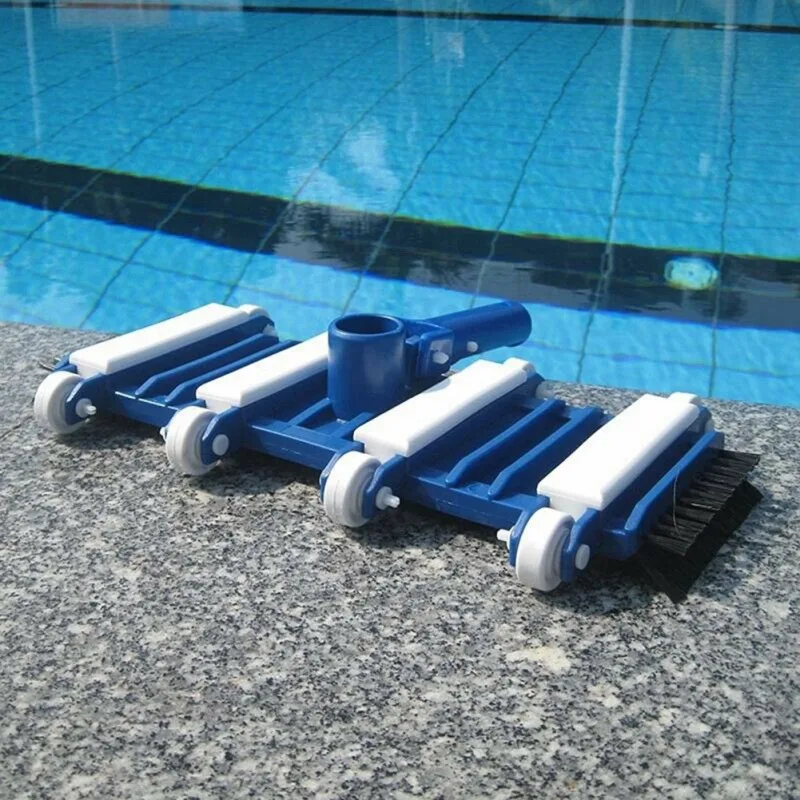 

Swimming Pool Vacuum Flexible Durable Pool Brush Head Handle Cleaning Equipment Underwater Cleaner Tool Handle 2021 New