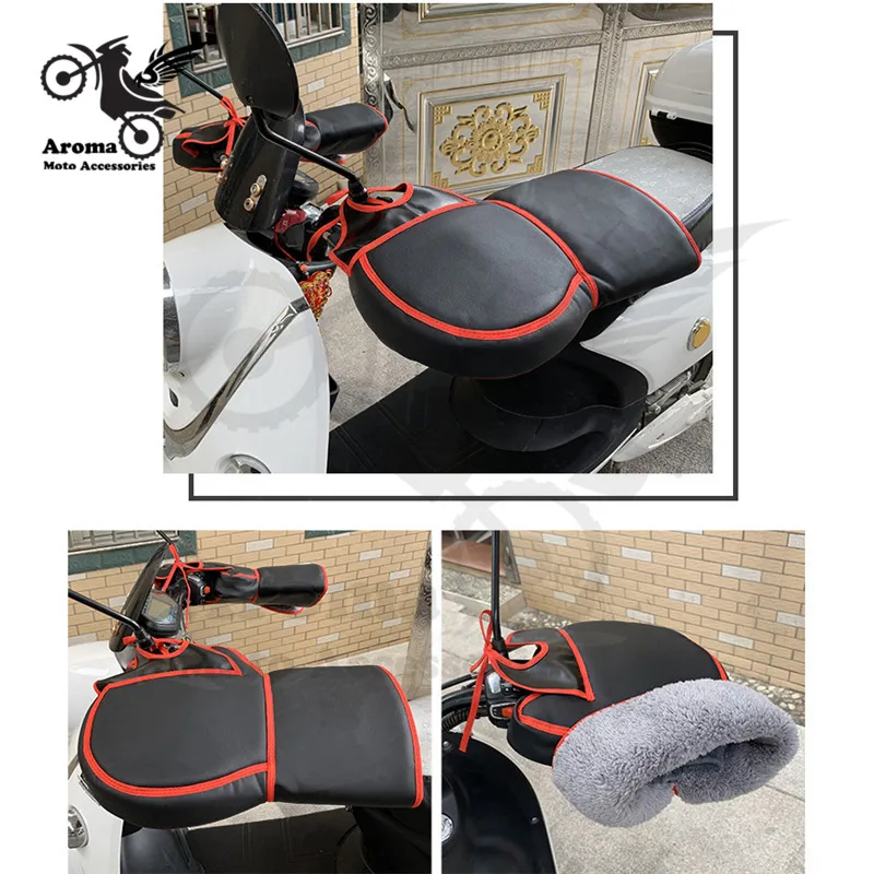 Мотоциклетные чехлы на руль теплые зимние перчатки для мотокросса с рукояткой