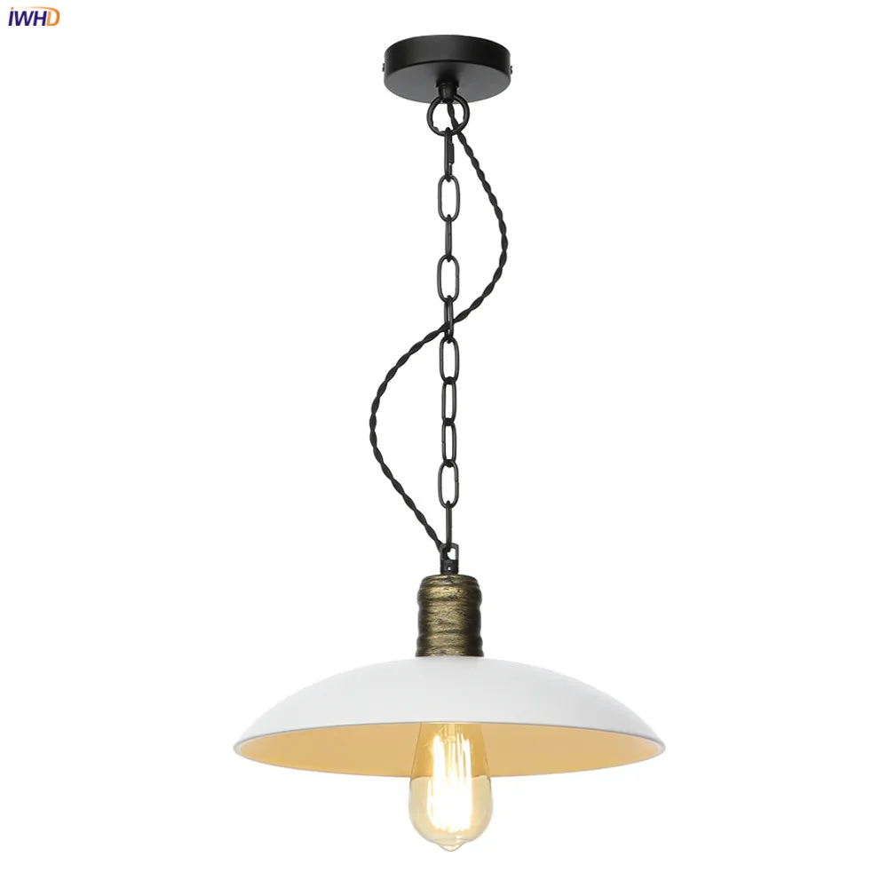 Подвесной светильник IWHD в деревенском стиле светодиодные осветительные приборы