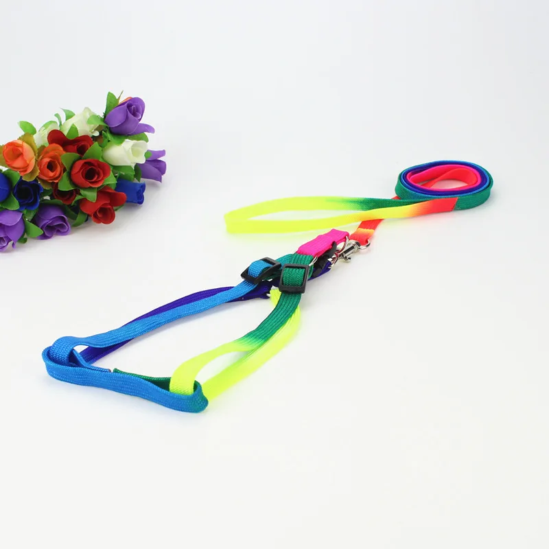 

Puppy Cat With Leash Adjustable Vest Collar Puppy Outdoor Walk Chihuahua Terry Schnauzer 1.0CM