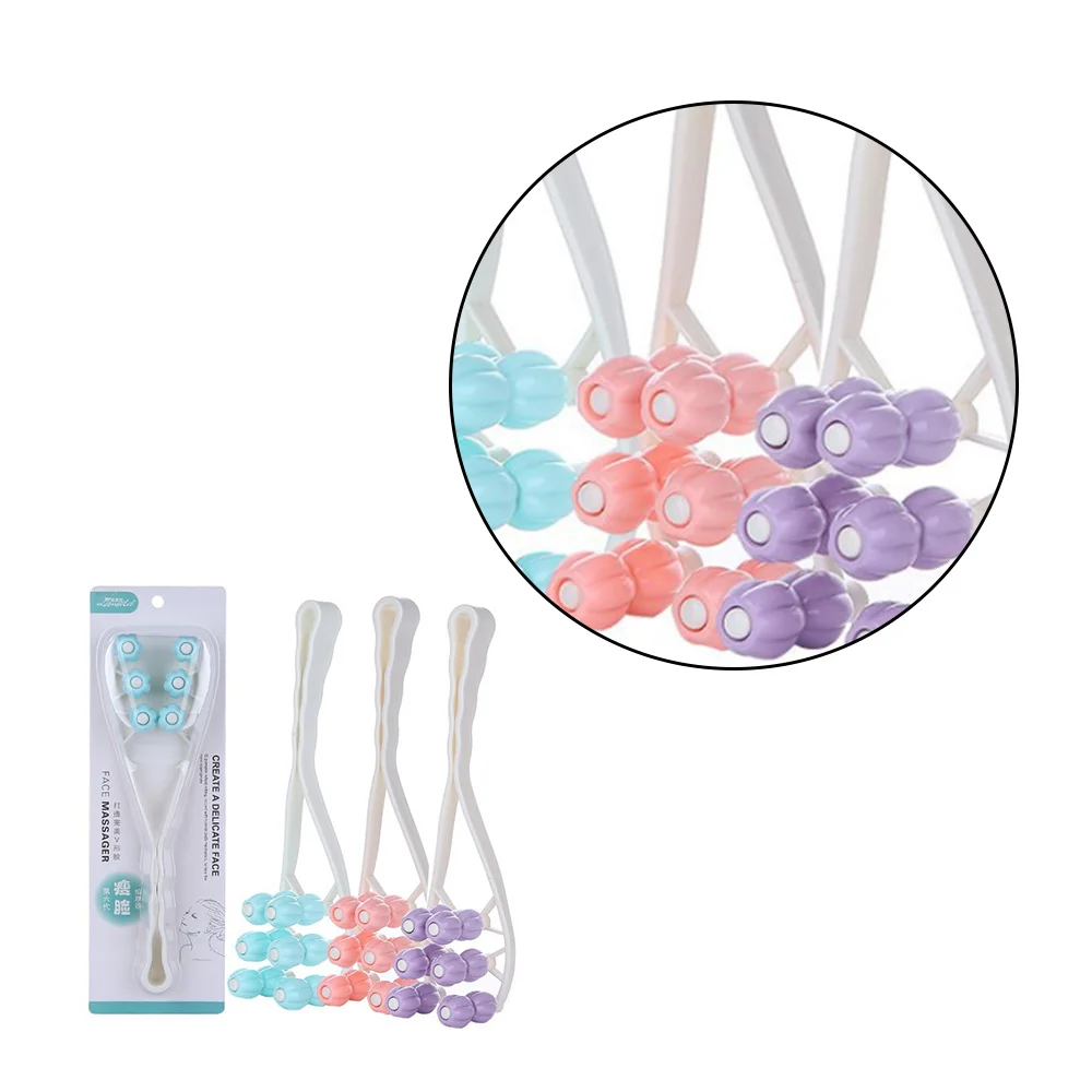 

Neck Slimming Face Lifting Manual Massager Roller Anti Wrinkle Skin Care Tools First-Round Rolling Supplies