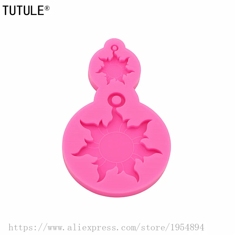 Солнцезащитная блестящая форма силиконовая подставка для смолы и подвесок