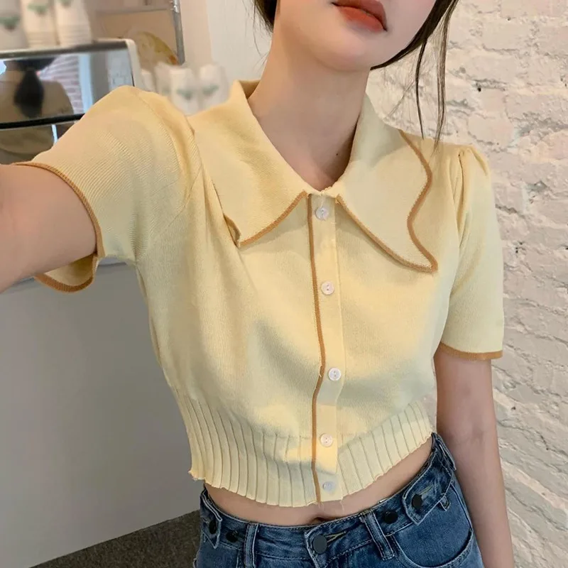 

Harajuku Vintage Solid Sweet Blouse Women Casual Long Sleeve Female Top Shirt V-neck Streetwear Office Ladies Blouse Shirt