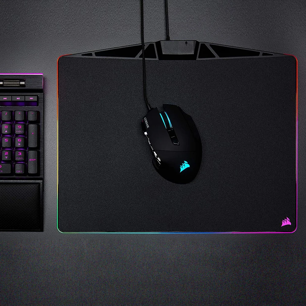 Мышь игровая CORSAIR SCIMITAR RGB ELITE мышь MOBA/MMO черная со светодиодной подсветкой 18000 DPI