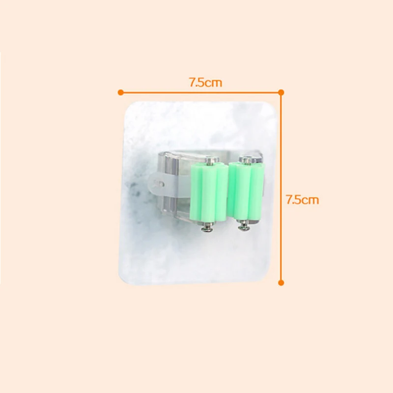 

5Pcs Bathroom Adhesive Sucker Mop Broom Hook Multi-Function Strong Transparent Mop Folder Kitchen Wall Hanging Hooks Clip