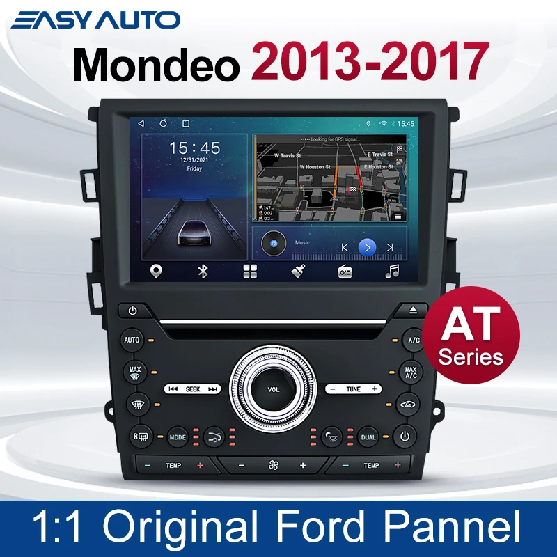 

Автомобильный радиоприемник на Android для Ford Mondeo Fusion MK5 2013-2017, мультимедийный плеер с сенсорным экраном Тесла, головное устройство навигации д...