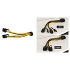 10 шт., 8-контактный PCI-E-8 Pin (6 + 2) PCI-E (гнездо-штекер), силовой кабель для графической карты, материнская плата для майнинга