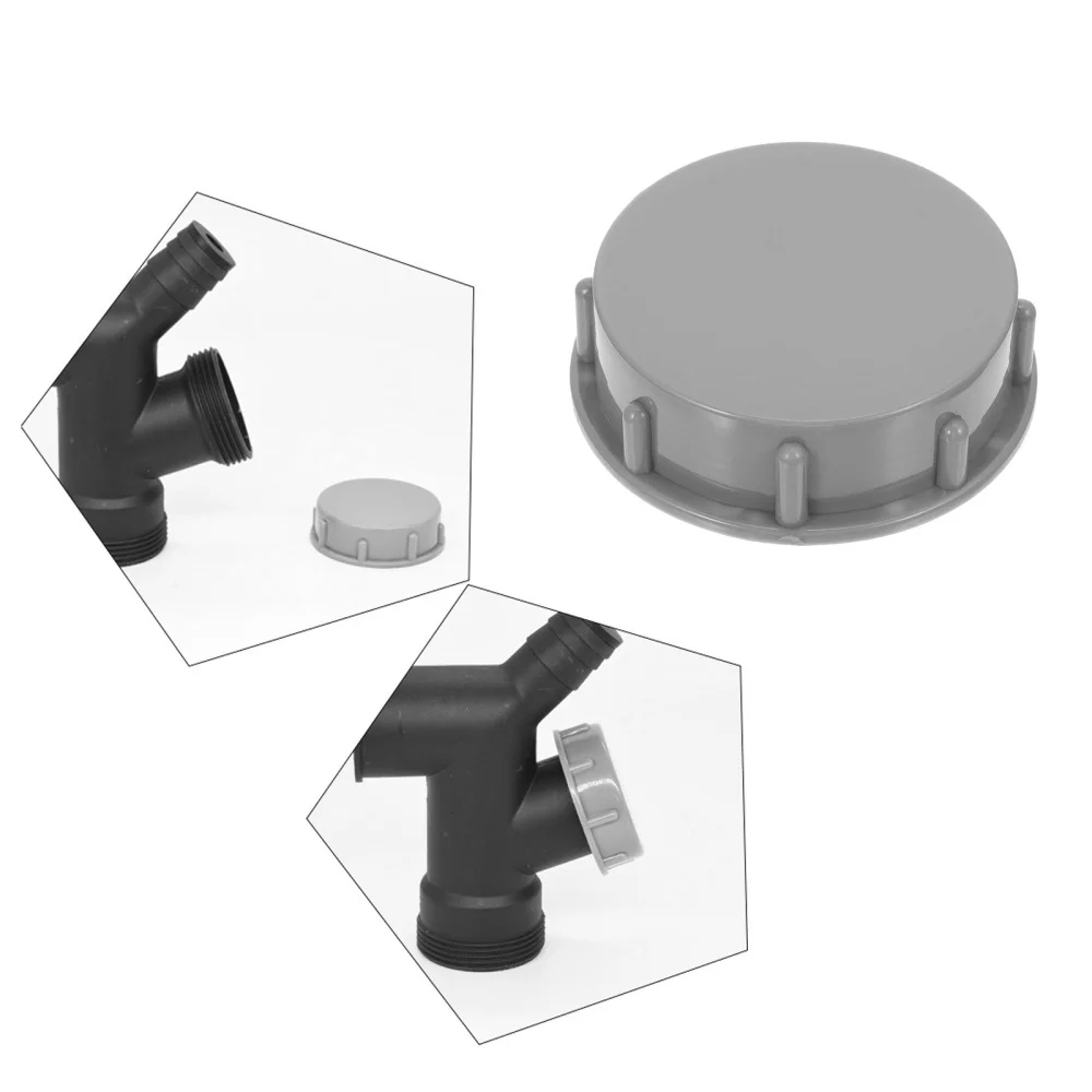 

6Pcs Drain Pipe Protective Covers Plug Pipe Caps Drainage Pipe Covers (Grey)