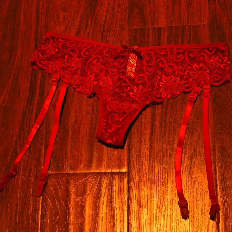 Сексуальная женская свадебная подвязка размера плюс полый Пояс для чулок