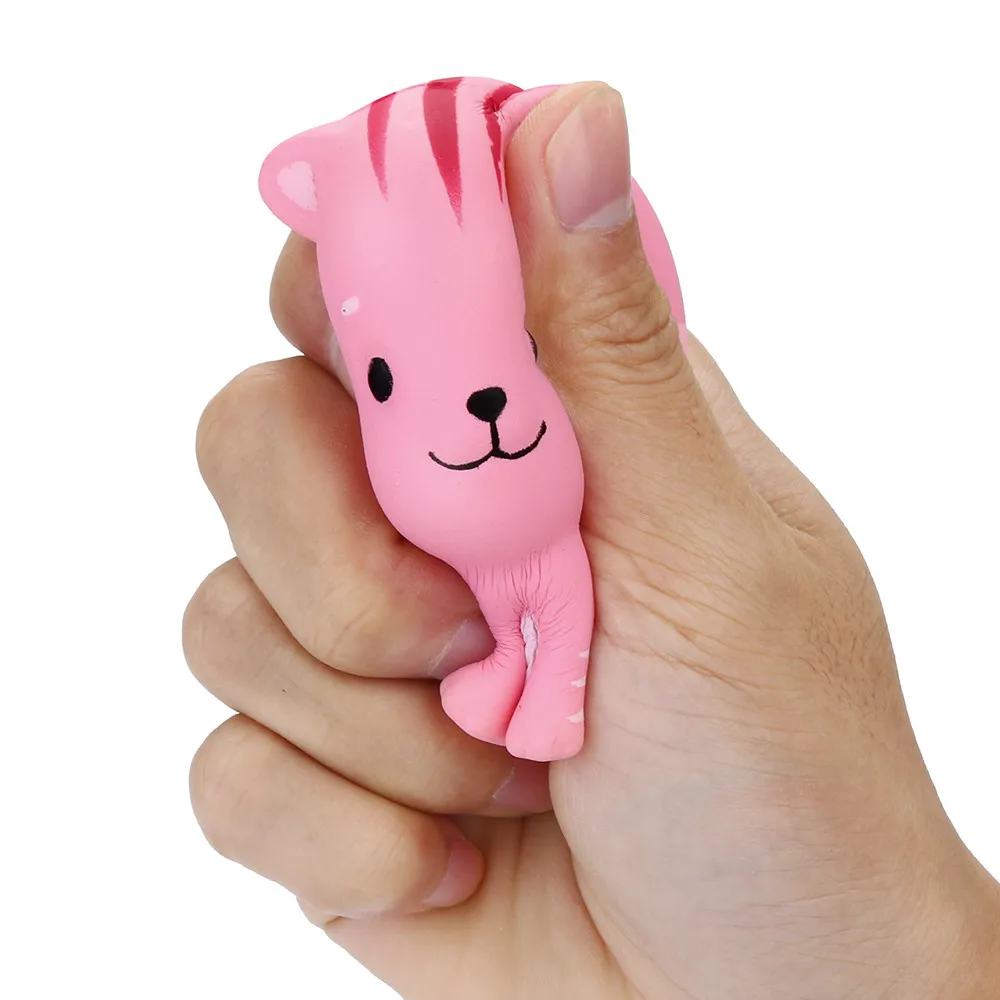 

Colours Tiger Scented Squishies Slow Rising Squeeze Toys Stress Reliever Toy Stress Relief Funny Gift Fidget Toys for Kids