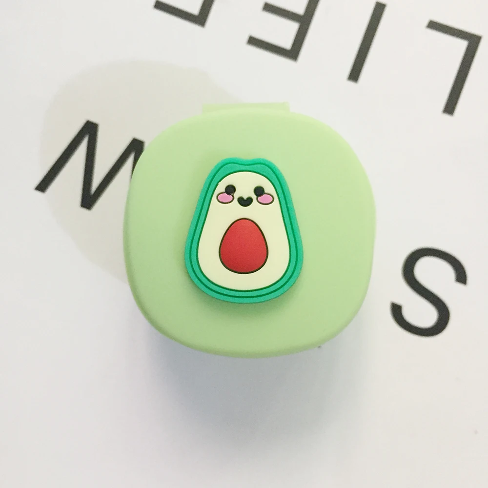 

For Baseus Encok TWS WM01 Mini Case Cute Cartoon Avocado / flower / funny Fruit Protective Earphone Cover For Baseus WM01 TWS