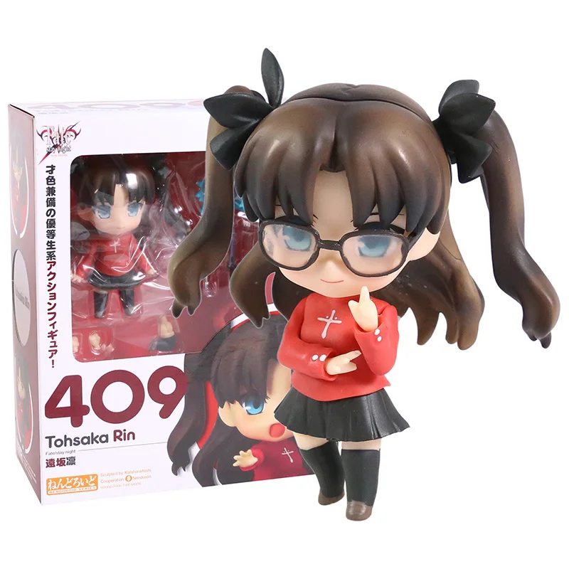 

Fate/Stay Night Saber 77 50 387 Gilgamesh 410 Mash 664 Tohsaka Rin 409 Archer 486 Face Changeable Action Figure Cute Toys Dolls