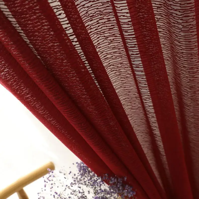 Современные занавески для гостиной спальни тюлевые сетчатые прозрачные вуали