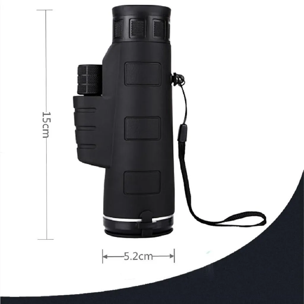 Мощный монокулярный телескоп с большим радиусом действия для смартфона 16x52