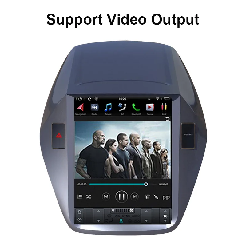 Автомобильный GPS-навигатор 10 4 &quotв стиле Tesla на Android для HYUNDAI TUCSON IX35/TUCSON 2009-2014