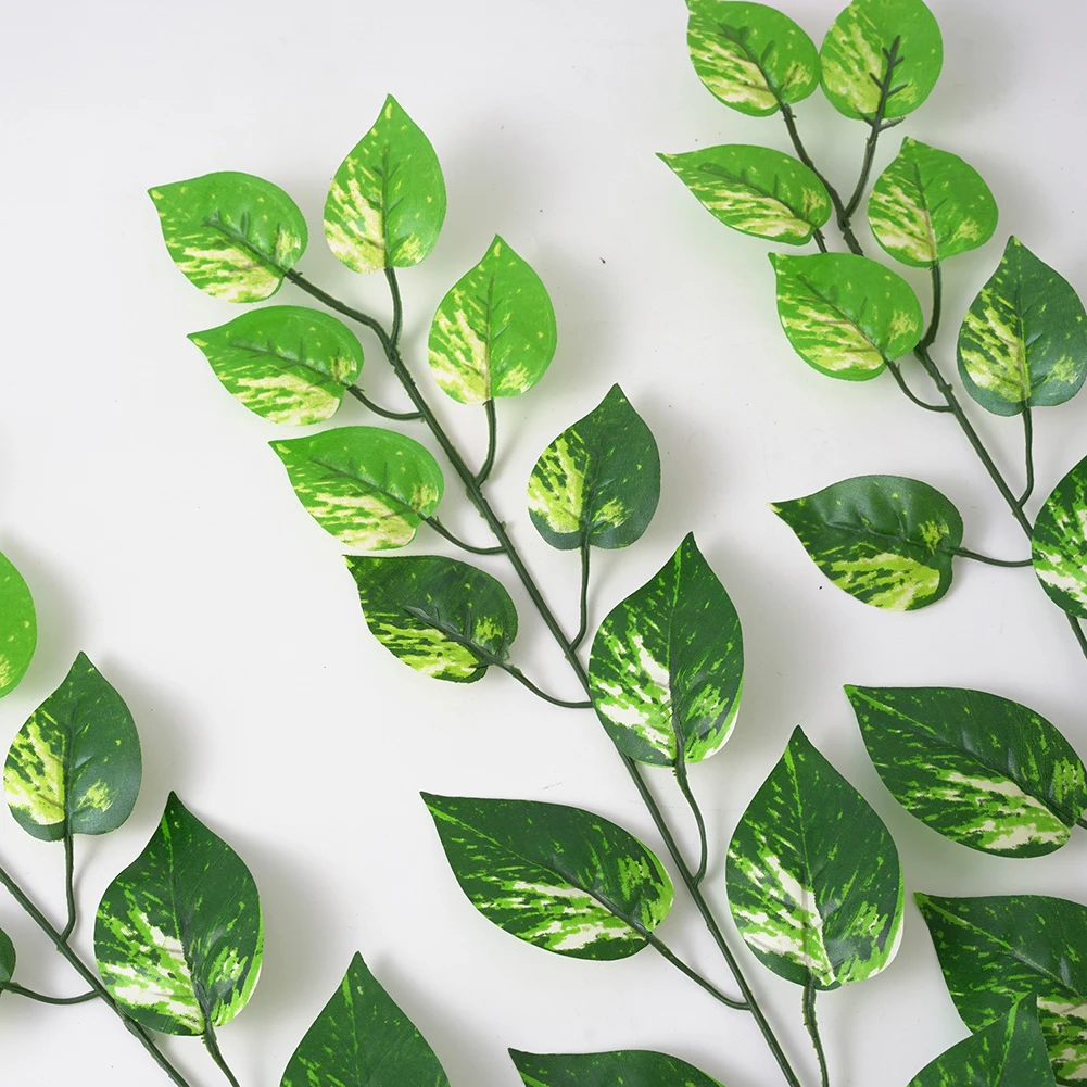 

Artificial Vine Rattan Flower Green Plants Leaves Pendant Fake Flowers Vine Home Decor Wall Decor Home Party Wedding Decoration