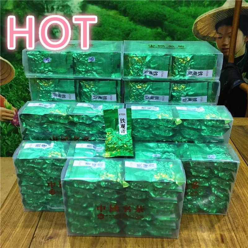 

5A 2020 Anxi Tieh-guan-yin Tea Oolong Tea Pot 1725 Organic Tie Fresh Guan Yin Tea Green Food For Weight Lose 250g/bag