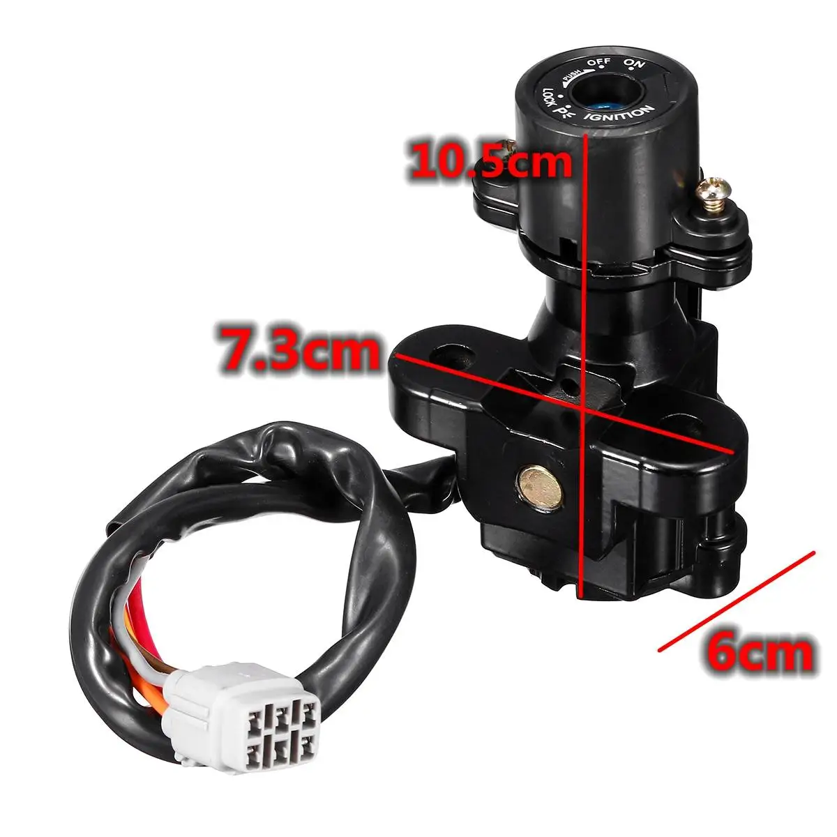 

Motorcycle Ignition Switch Lock With 2 Keys For Suzuki GSXR600/750 2006-2016/GSXR1000 2005-2017