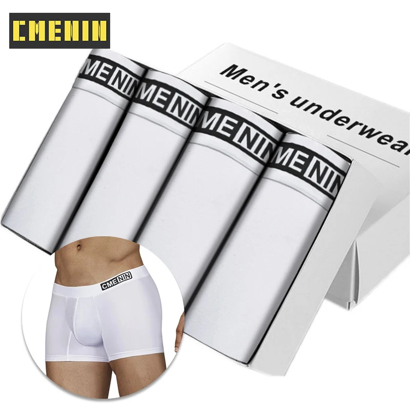

4Pcs/lot Hot Sale Cotton Sexy Boxer Man's Underwear men Low waist Men's Underpants Boxershorts Men Boxer For Men Funny CM6602