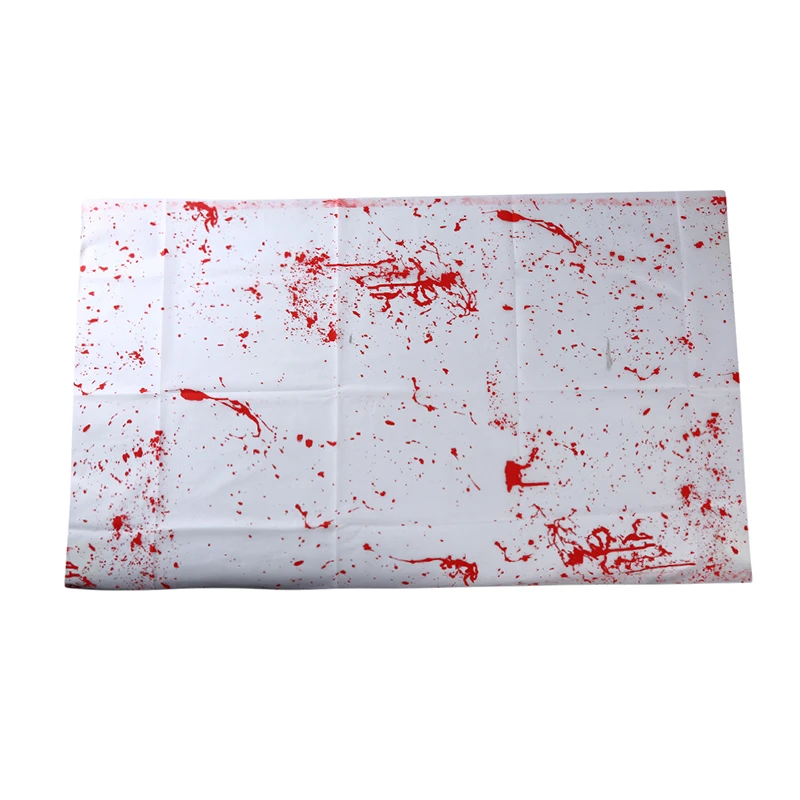 Halloween Table Cloth Blood Venue Decoration Supplies Rectangle Dining Funny For | Дом и сад