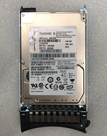 

IBM 43W7538 42C0269 146gb 10k SAS 2.5" SFF HDD 43W7536 43W7539 Hard drive HDD