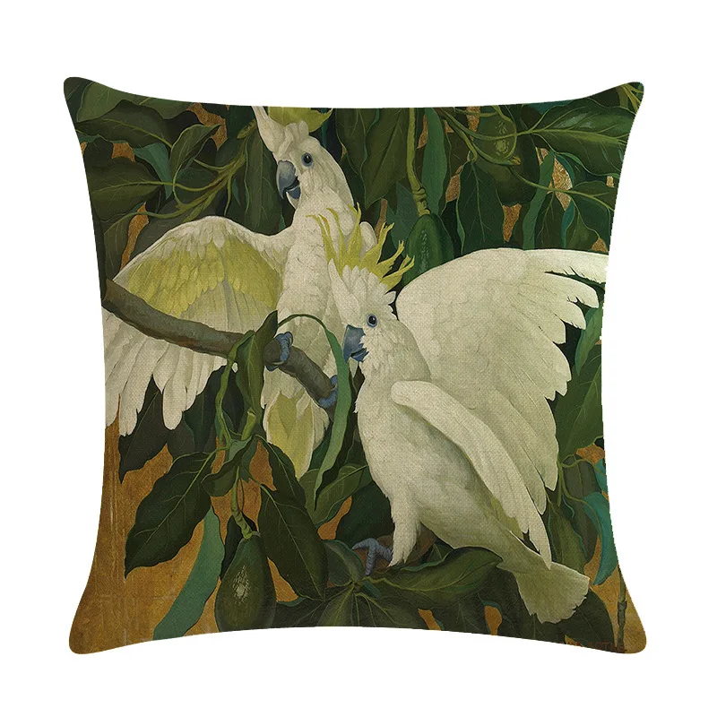 Наволочка домашняя Милая наволочка хлопковая льняная Подушка с изображением