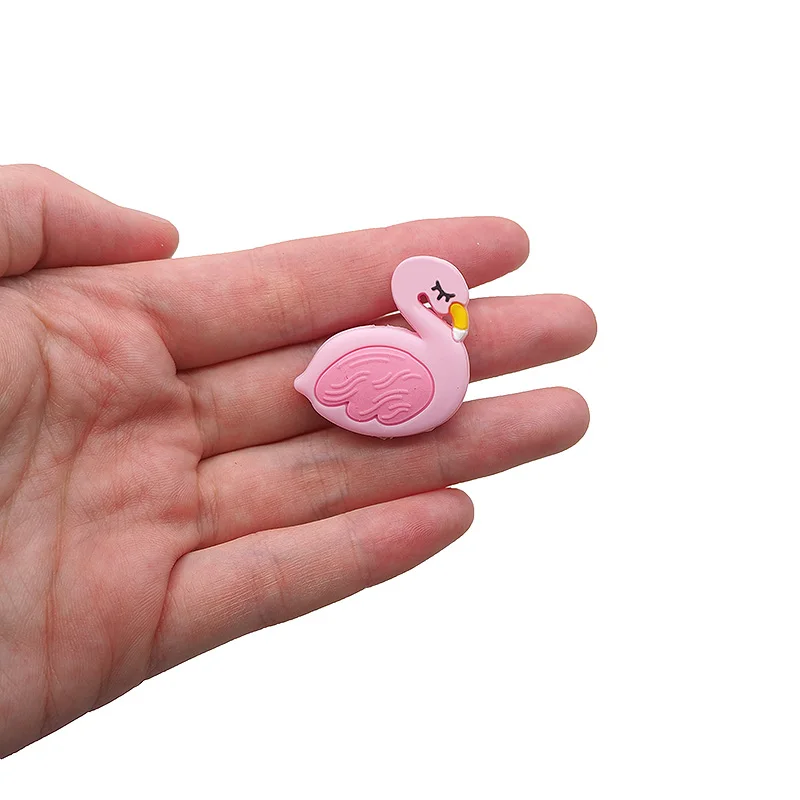 Ченкэй 5 шт. силиконовых кейсов Фламинго Прорезыватель для зубов изготовления