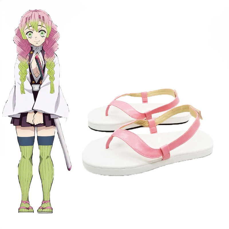 

Anime Demon Slayer Kimetsu no Yaiba Kanroji Mitsuri cosplay shoes custom made