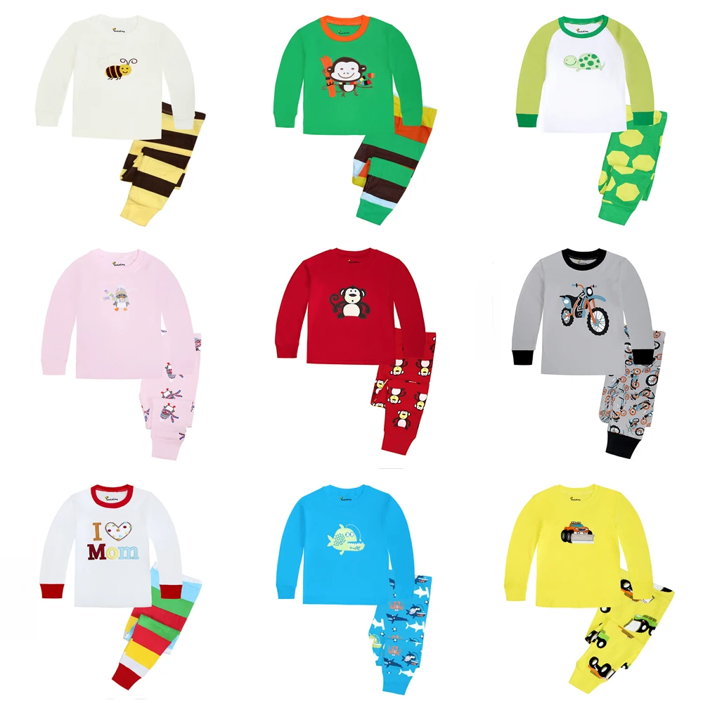 Детские пижамные комплекты Пижама для мальчиков с черепашками ниндзя единорогом