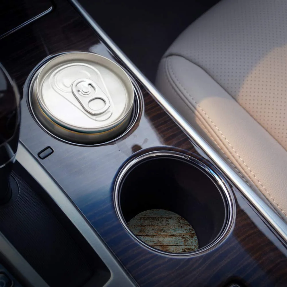 Подставки под стаканы в стиле ретро с текстурой дерево автомобильные аксессуары