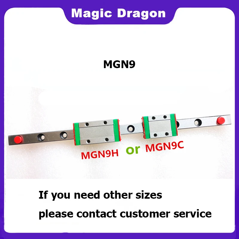 Новинка для возраста от 9 мм линейные направляющие MGN9 100 150 200 250 300 350 400 450 500 600 800 1000