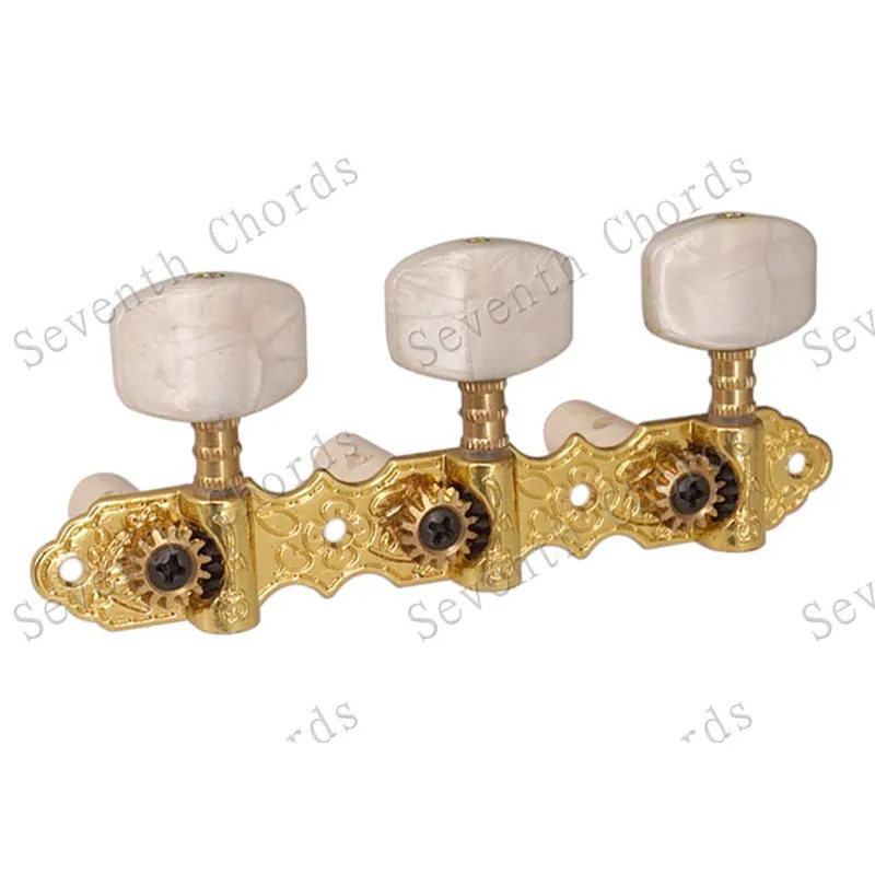 Набор из 2 шт. золотых классических колышек для настройки гитары Колки аксессуары