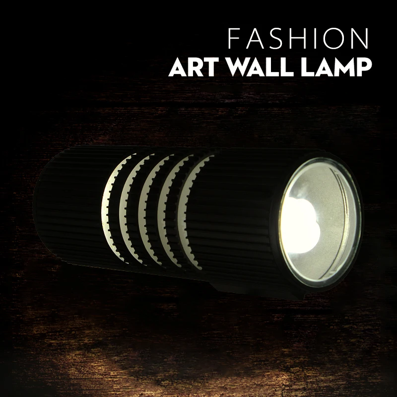 Современный уличный простой светодиодный настенный светильник из алюминиевого