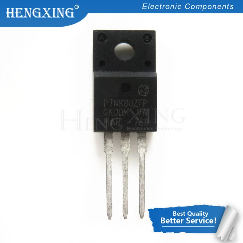 

5 шт./лот STP7NK80ZFP P7NK80ZFP STP7NK80 7NK80 7A 800V TO-220F в наличии