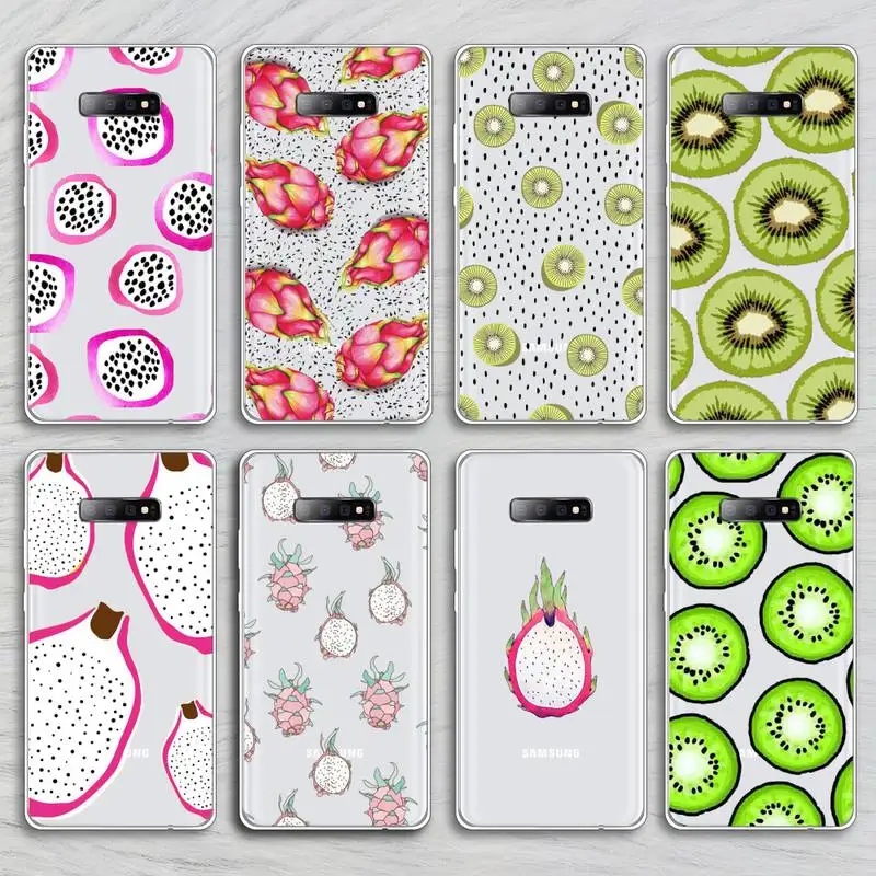 

Cartoon cute dragon Phone Case Transparent For Samsung Galaxy A S 8 9 10 12 20 21 40 50 52 51 70 71 2019 fe 5g ultra plus