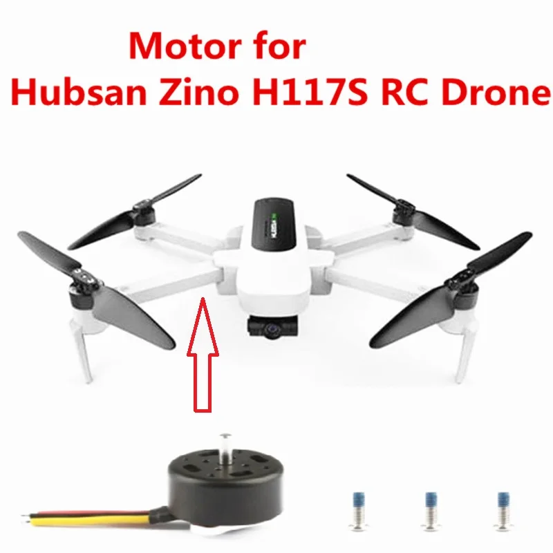 ZINO000 31 двигатель с винтом для Hubsan Zino H117S RC складной Дрон Квадрокоптер запчасти