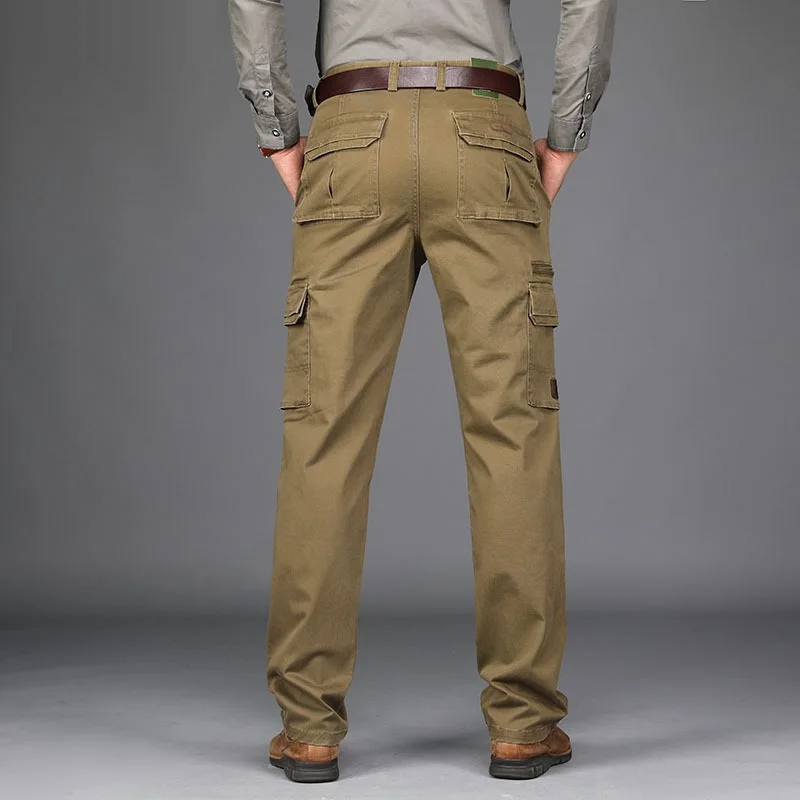 Брюки карго в стиле милитари осень весна армейские хлопковые мужские брюки с