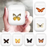 fashion beautiful butterfly case for apple airpods 12 cases protective bluetooth wireless earphone cover for case cases pro