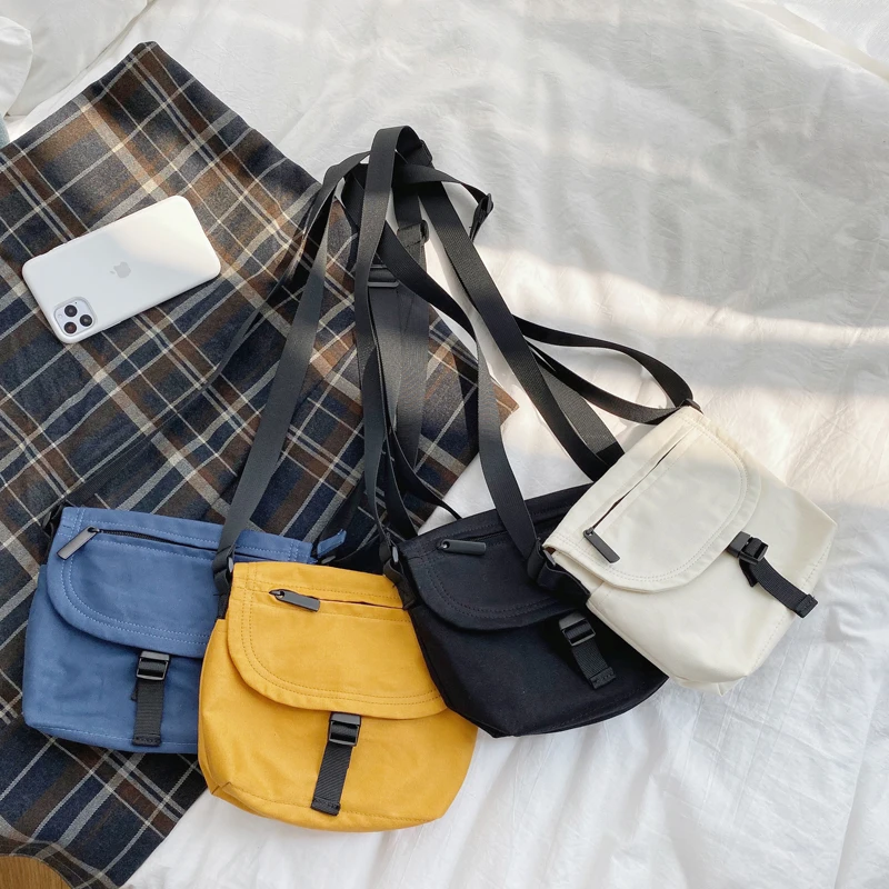 Новинка 2020 повседневная женская маленькая сумка через плечо холщовая Хлопковая