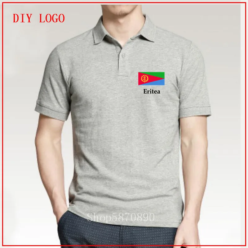 Футболка-поло мужская с круглым вырезом и принтом | Мужская одежда