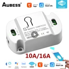 Смарт-выключатель AUBESS с поддержкой Wi-Fi, 10 А, 16 А