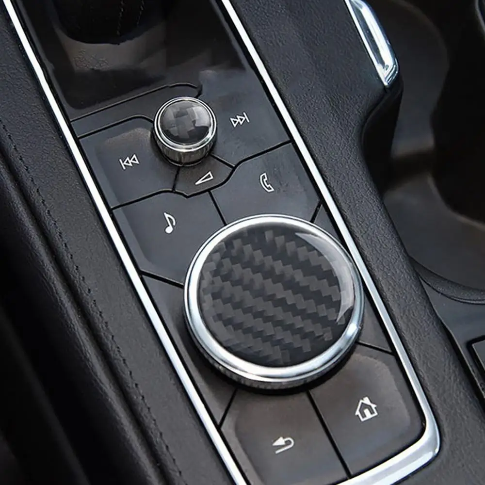 Прохладный черный углеродного волокна мульти медиа плеер наклейки на автомобиль